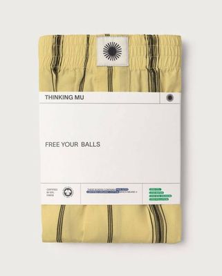 Yellow black striped boxers