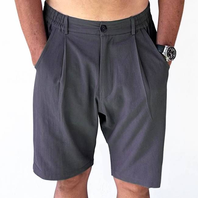 Short Charcoal Blue (Anthracite Blue) – Recycled Cotton