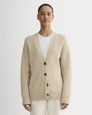 The Cotton Honeycomb Cardigan | Mojave Desert / Natural