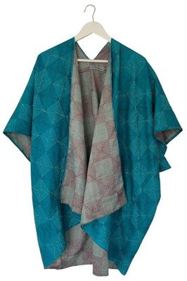 Trudi Poncho Nr. 19 aus Seide im Vintage-Stil Jodhpur Bearbeiten