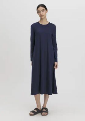 Long-sleeved nightdress Slim PURE COTTON made of pure organic cotton