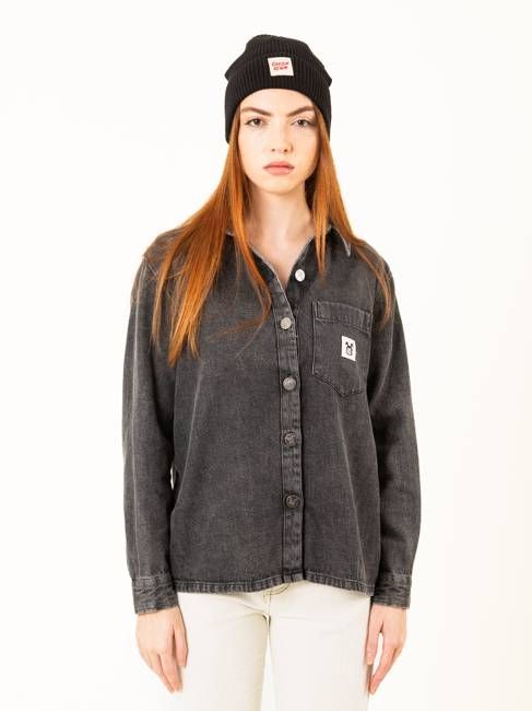 CAMISA GRACIELA GREY VINTAGE DENIM