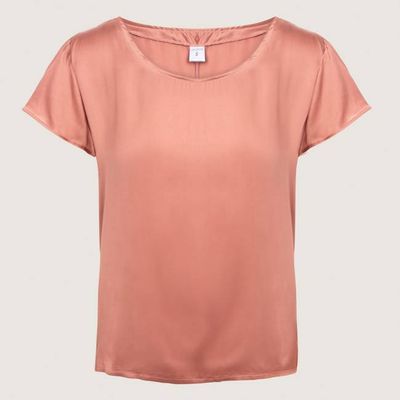 Viskose-Shirt Coube Zeder (orange)