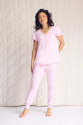 Henley Tee + Harem Pant