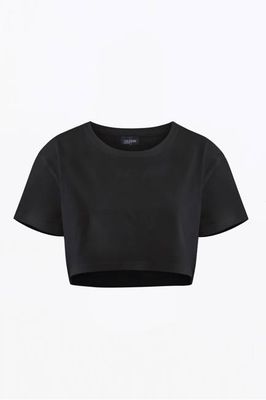 The Organic Boxy Crop - Black