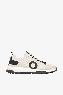 BLACK AND WHITE MUMBAI TRAINERS