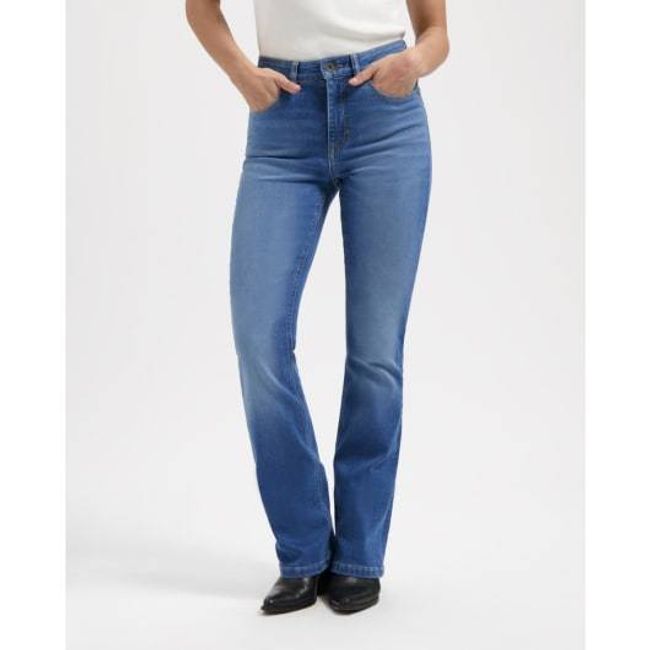 Zoe High Rise Bootcut Standard Blue