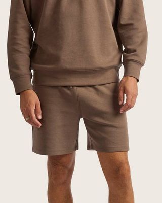 Bamboo CloudKnit Men's Sweat Shorts 6" - Oyster
