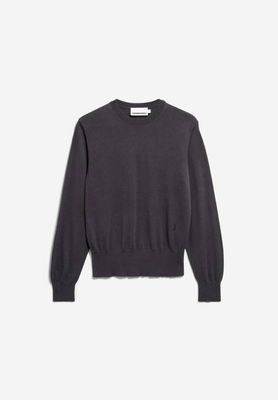 FEINSTRICKPULLOVER | Dunkler Stahl