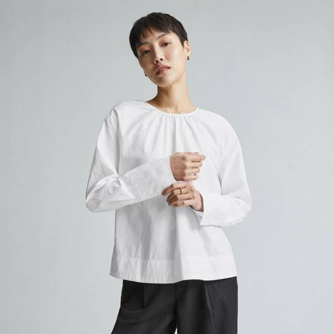The Poplin Breeze Shirt | White