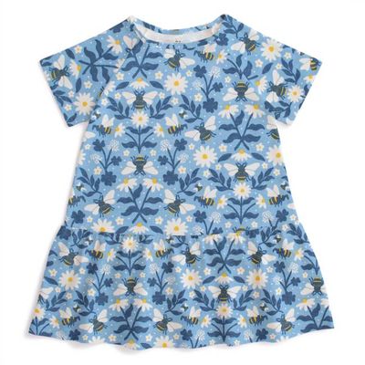 Milwaukee Dress - Bees Blue