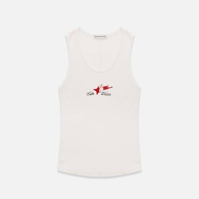 Duke Cherub Vintage White Vest - Women's