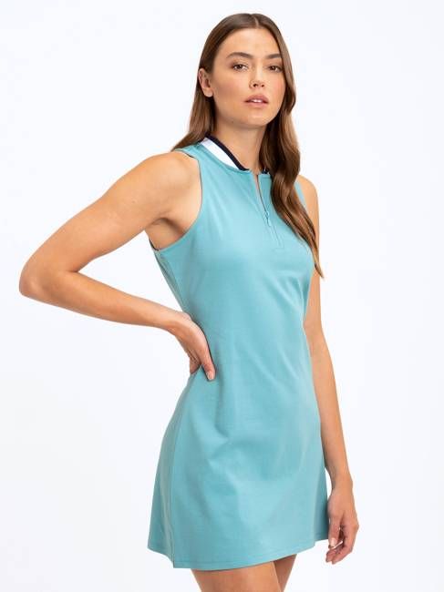 Elliana 1/4 Zip Tank Dress