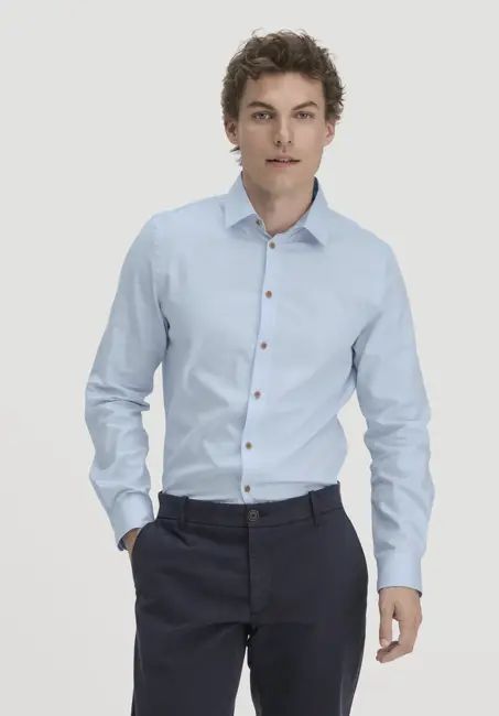 Regular polka dot shirt made from pure organic cotton