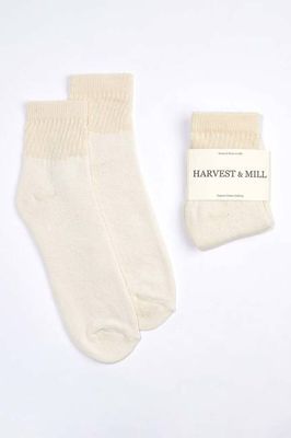 Men's Organic Cotton Socks Natural-White Ankle