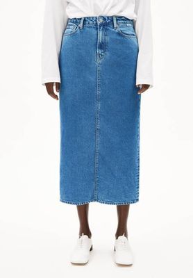 KAALYKE DENIM MIDI SKIRT | daydream