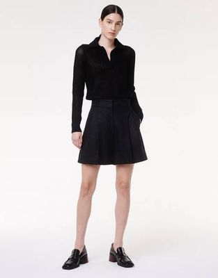 Pleated Shorts | Black