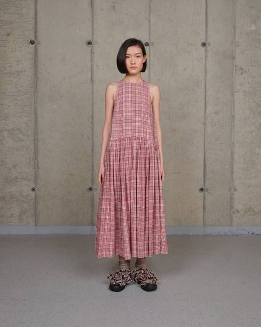 Echo Dress - Red Check Picnic