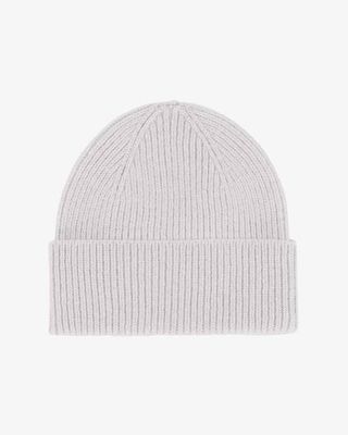 Merino Wool Beanie - Snow Melange