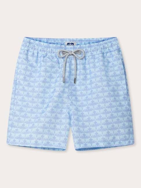 Men's Elephant Dance Blue Staniel Swim Shorts
