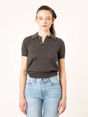 POLOSHIRT FÜR DAMEN FLORINDA GRAU