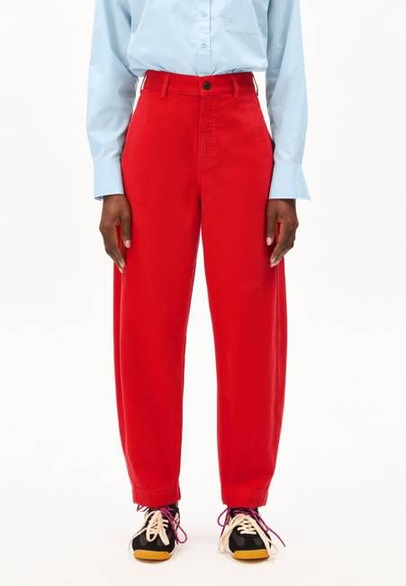WORKWEAR CANVAS BARREL PANT | mars red