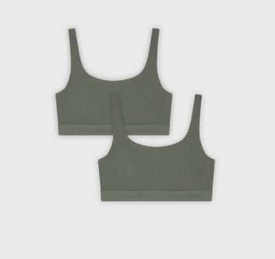 Core Rib Tank Bralette 2-Pack