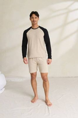 Lounge Set: Long Sleeve Shirt + Lounge Short