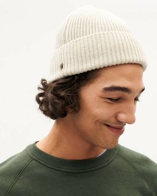 Ivory wool Amor beanie
