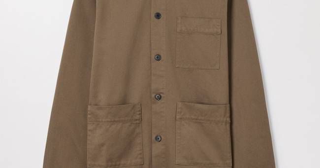 Taupe Overshirt | Organic Cotton Fine Twill | Asket