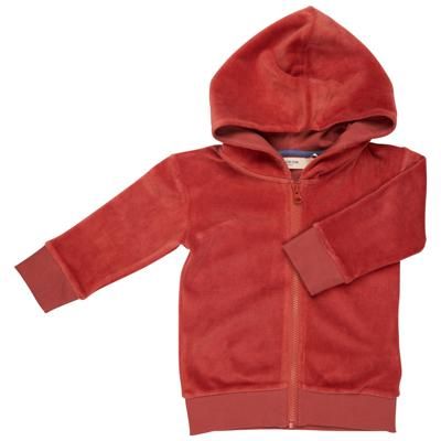 Velour Hoody - Orange