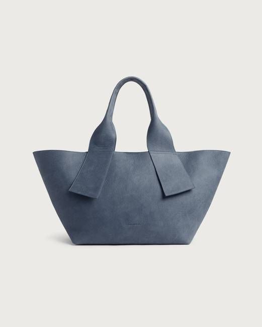 Pepo blue leather bag