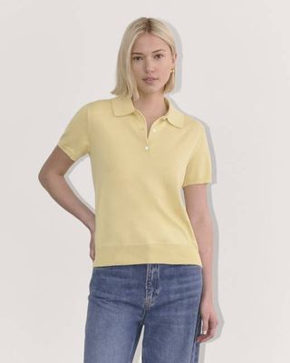 The Polo in Cotton Cashmere | Parsnip