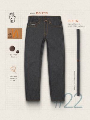 Gritty Jackson Dry Deadstock 22 straight jeans | Nudie Jeans