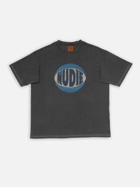 Koffe Nudie T-Shirt Antracite | Nudie Jeans