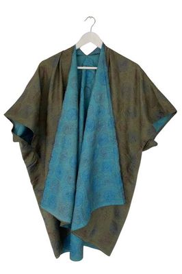 Trudi Poncho Nr. 90 aus Seide im Vintage-Stil, Jodhpur Bearbeiten