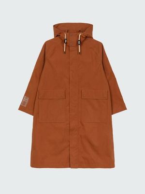 Amy Powney + Finisterre wasserdichte Longline-Jacke für Damen