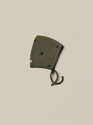 Olive Dots Bonnet