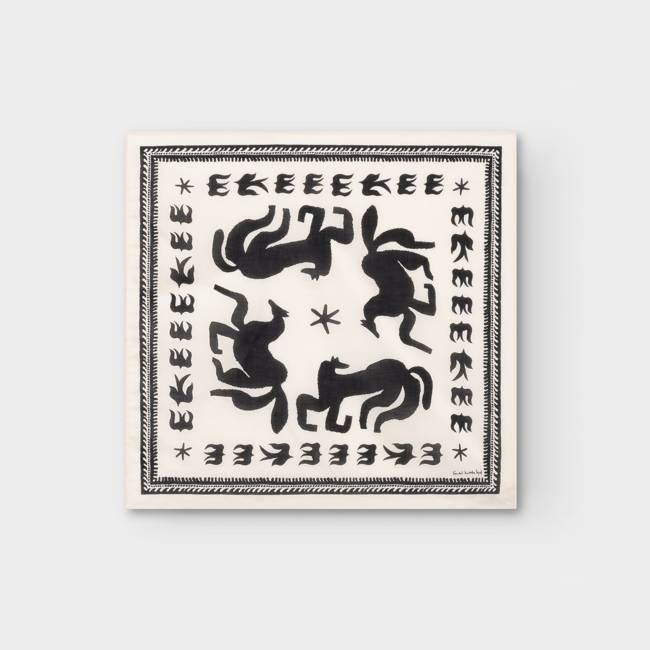 DEDICATED - Scarf Kullavik Beach Gallop Egg White