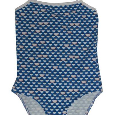 Bio Badeanzug Madri Petite, halfdots blau - kaufen