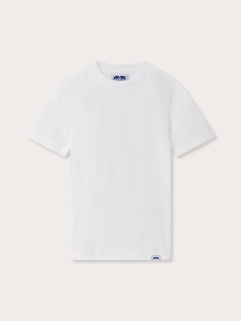 Kids White Russell Terry T-Shirt