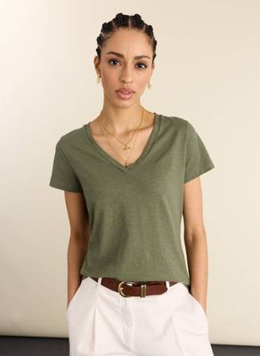 Hanorah Organic V-Neck Tee