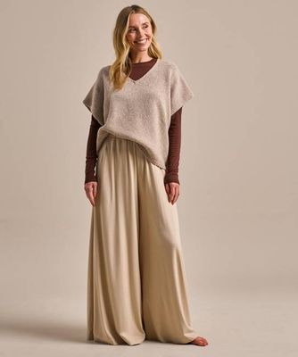 Sleeveless Boxy Layering Knit