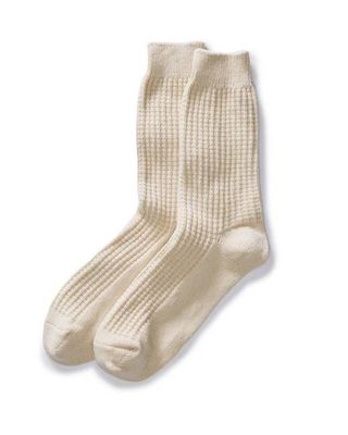 The Waffle Sock in Natural