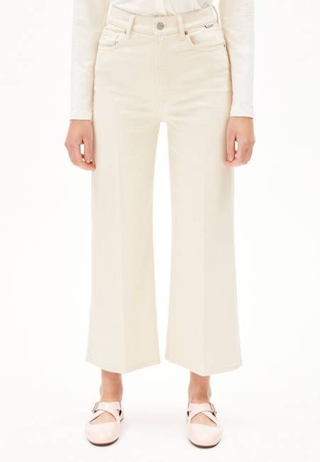 MURLIAA CROPPED WIDE JEAN | undyed