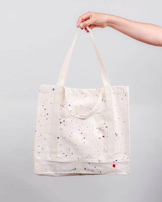 Tote Bag Splash Ecru