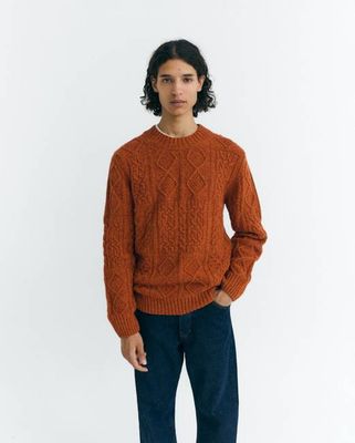 Orange wool Rasta sweater