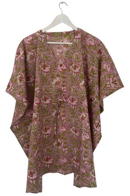 NEW! Block print Kaftan Short No.110