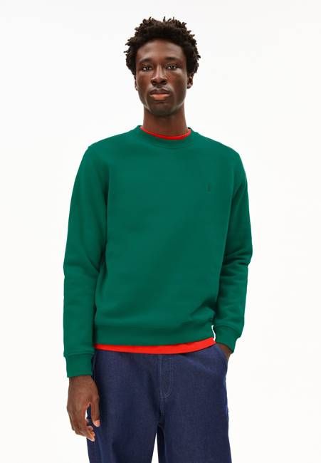 BAARO FLEECE SWEATSHIRT | emerald green