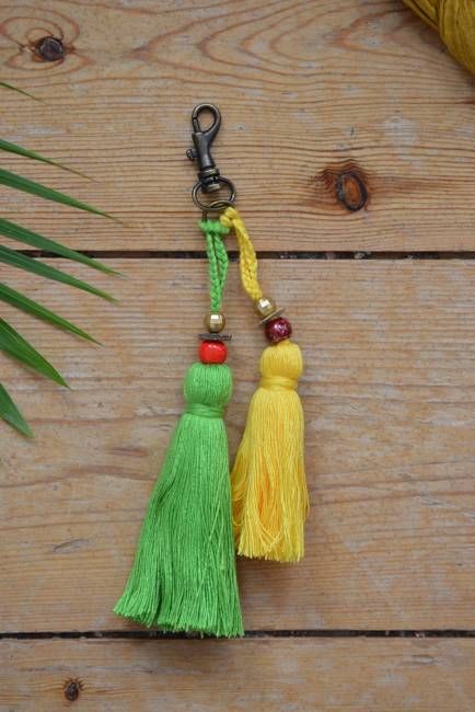 Nangi Hand Made Clip on Multi Tassel